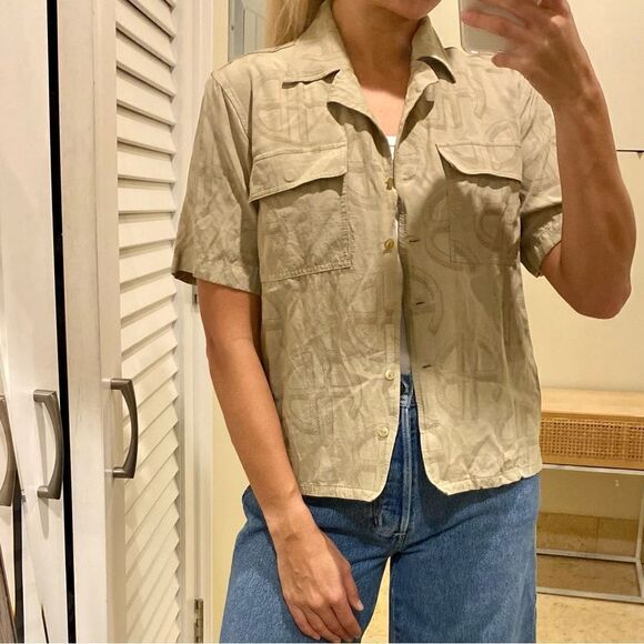 Anine Bing Logo Shirt Sz XS - Picture 2 of 4